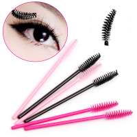 Makeup Tools Eyelash cleansing  brush Disposable Applicator  Mascara Wands gold handle lash extension Cosmetic Brush