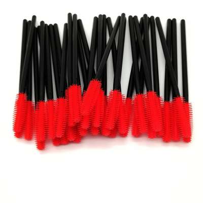 disposable silicone eyelash mascara brushes eyelash extension wand private label lash cleanser brush