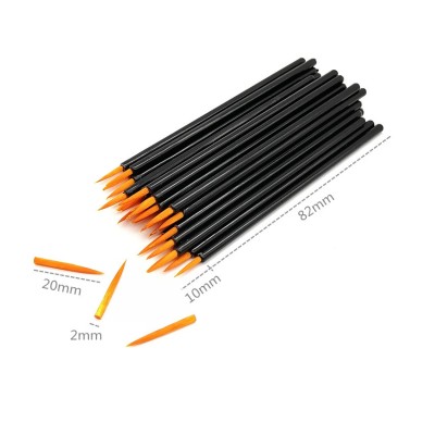 disposable eyeliner brush eyeliner wands applicator one-off makeup nylon hair eyeliner brush